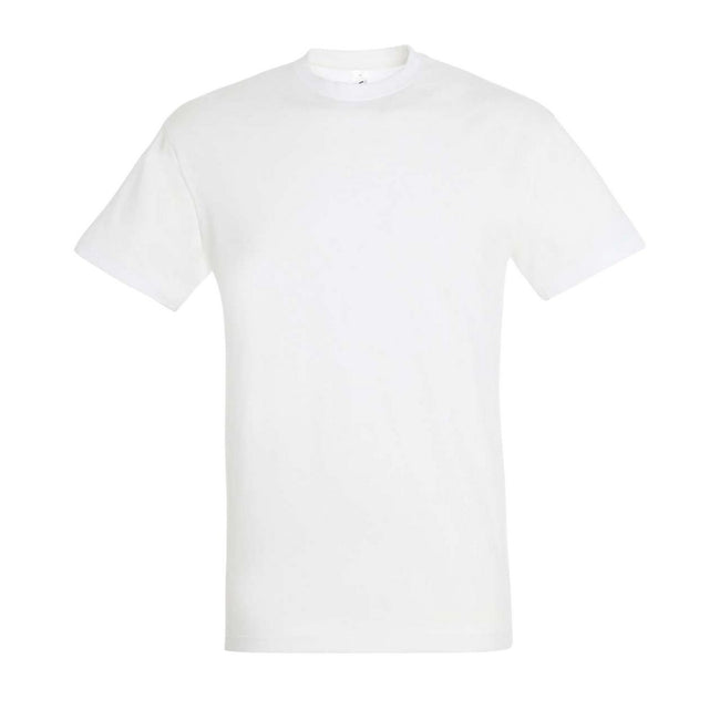 Absolute White - Front - SOLS Mens Regent Short Sleeve T-Shirt