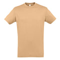 Sand - Front - SOLS Mens Regent Short Sleeve T-Shirt