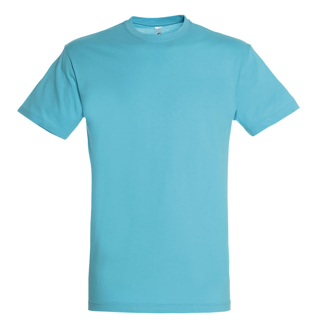 Aqua - Front - SOLS Mens Regent Short Sleeve T-Shirt