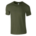 Military Green - Lifestyle - Gildan Mens Soft Style Ringspun T Shirt