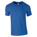 Royal - Front - Gildan Mens Soft Style Ringspun T Shirt