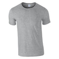 Sport Grey - Front - Gildan Mens Soft Style Ringspun T Shirt