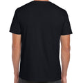 Black - Side - Gildan Mens Soft Style Ringspun T Shirt