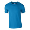 Sapphire - Front - Gildan Mens Soft Style Ringspun T Shirt