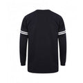 Oxford Navy - Back - Skinnifit Unisex Adults Drop Shoulder SF Logo Sweatshirt