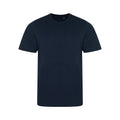 Solid Navy - Front - AWDis Mens Tri Blend T Shirt
