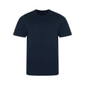Solid Navy - Front - AWDis Mens Tri Blend T Shirt