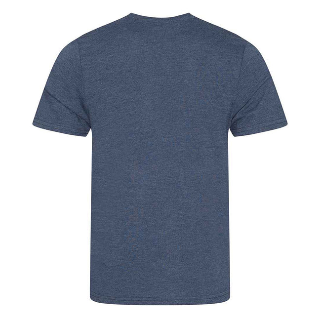 Heather Navy - Back - AWDis Mens Tri Blend T Shirt