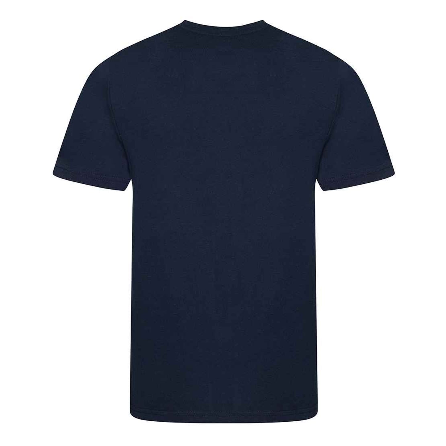 Solid Navy - Back - AWDis Mens Tri Blend T Shirt