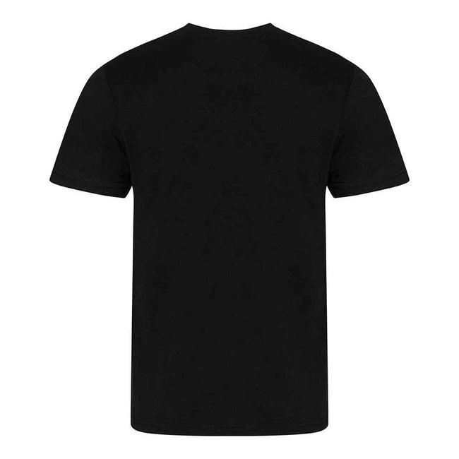 Solid Black - Back - AWDis Mens Tri Blend T Shirt