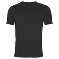 Washed Jet Black - Back - AWDis Mens Washed T Shirt