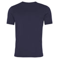Washed New French Navy - Back - AWDis Mens Washed T Shirt