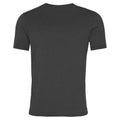 Slub Charcoal - Back - AWDis Mens Washed T Shirt