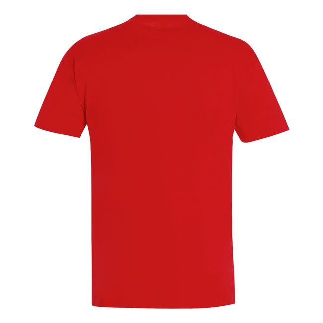 Hibiscus - Back - SOLS Mens Imperial Heavyweight Short Sleeve T-Shirt