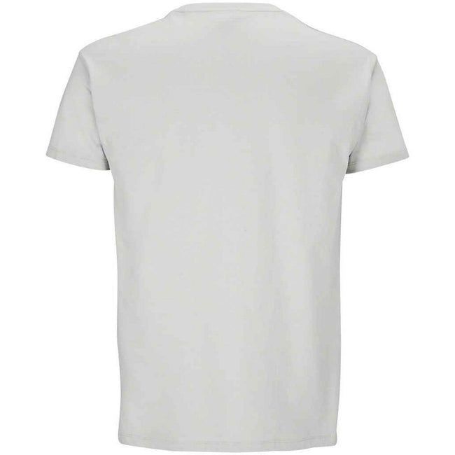 Pure Grey - Back - SOLS Mens Imperial Heavyweight Short Sleeve T-Shirt