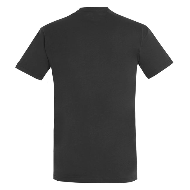 Mouse Grey - Back - SOLS Mens Imperial Heavyweight Short Sleeve T-Shirt