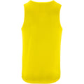 Neon Yellow - Back - SOLS Mens Sporty Performance Tank Top