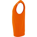 Neon Orange - Side - SOLS Mens Performance Tank Top
