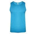 Aqua - Front - SOLS Mens Performance Tank Top