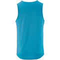 Aqua - Back - SOLS Mens Performance Tank Top