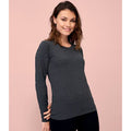 Mouse Grey - Lifestyle - SOLS Womens-Ladies Imperial Long Sleeve T-Shirt