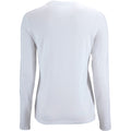 White - Back - SOLS Womens-Ladies Imperial Long Sleeve T-Shirt