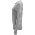 Grey Marl - Side - SOLS Womens-Ladies Imperial Long Sleeve T-Shirt