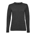 Mouse Grey - Front - SOLS Womens-Ladies Imperial Long Sleeve T-Shirt