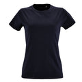 French Navy - Front - SOLS Womens-Ladies Imperial Fit Short Sleeve T-Shirt