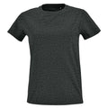 Charcoal Marl - Front - SOLS Womens-Ladies Imperial Fit Short Sleeve T-Shirt