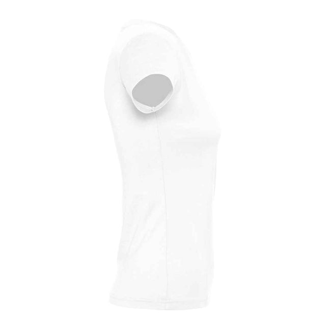 Absolute White - Lifestyle - SOLS Womens-Ladies Imperial Short-Sleeved T-Shirt