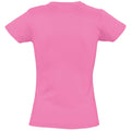 Orchid Pink - Back - SOLS Womens-Ladies Imperial Short-Sleeved T-Shirt