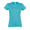 Blue Atoll - Front - SOLS Womens-Ladies Imperial Short-Sleeved T-Shirt