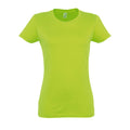 Apple Green - Front - SOLS Womens-Ladies Imperial Short-Sleeved T-Shirt