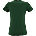 Bottle Green - Back - SOLS Womens-Ladies Imperial Short-Sleeved T-Shirt