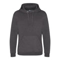 Charcoal - Front - AWDis Just Hoods Mens Graduate Heavyweight Hoodie