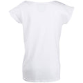 White - Back - SOLS Womens-Ladies Marylin Long Length T-Shirt