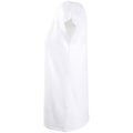 White - Side - SOLS Womens-Ladies Marylin Long Length T-Shirt