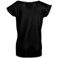Deep Black - Back - SOLS Womens-Ladies Marylin Long Length T-Shirt