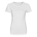 Solid White - Front - AWDis Womens-Ladies Girlie Tri-Blend T-Shirt