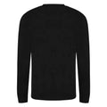 Solid Black - Back - AWDis Mens Long Sleeve Tri-Blend T-Shirt