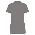 Storm Grey - Back - Kariban Womens-Ladies Organic Pique Polo Shirt