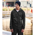 Black - Back - Regatta Pro Mens Packaway Waterproof Breathable Jacket