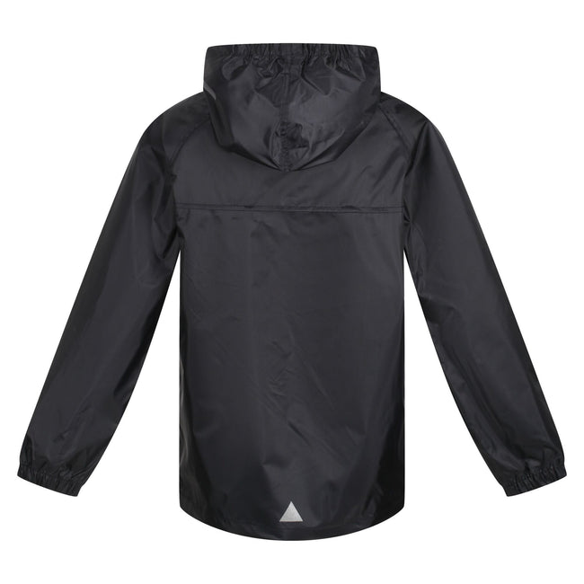 Black - Pack Shot - Regatta Childrens-Kids Pro Stormbreak Waterproof Jacket