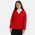Classic Red - Back - Regatta Childrens-Kids Brigade II Micro Fleece Jacket