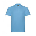 Sky Blue - Front - PRO RTX Mens Pro Pique Polo Shirt