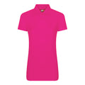 Fuchsia - Front - PRO RTX Womens-Ladies Pro Piqu Polo Shirt