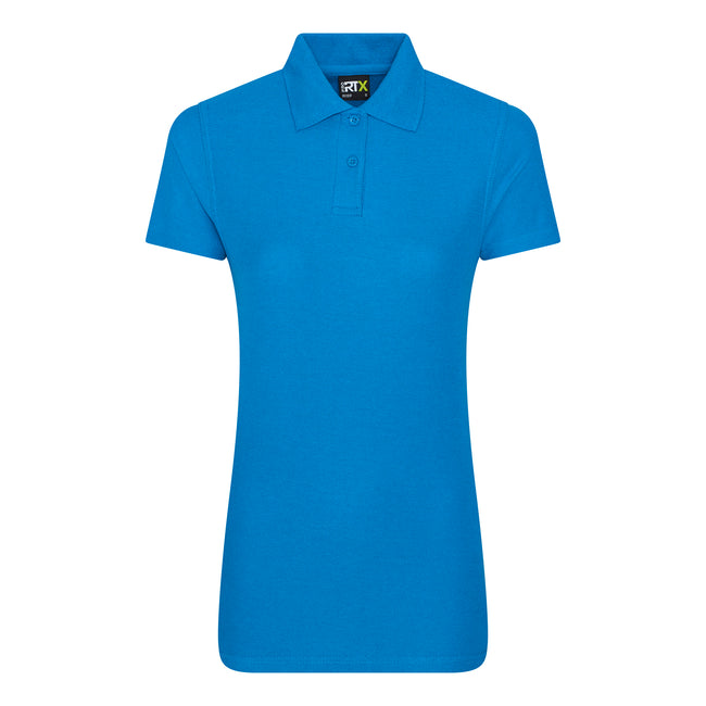 Sapphire - Front - PRO RTX Womens-Ladies Pro Piqu Polo Shirt