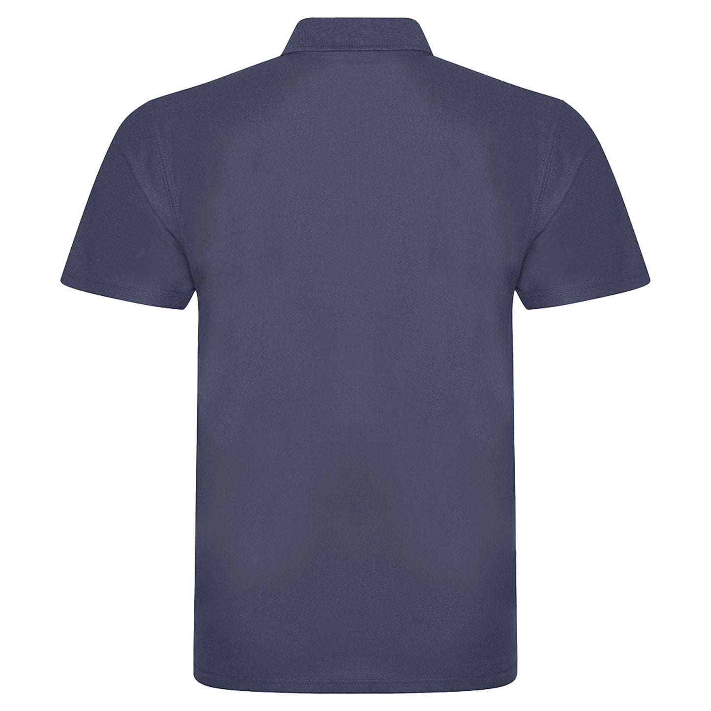 Solid Grey - Back - PRO RTX Mens Pro Polyester Polo Shirt