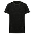 Washed Black - Front - SF Unisex Adults Washed Band T-Shirt